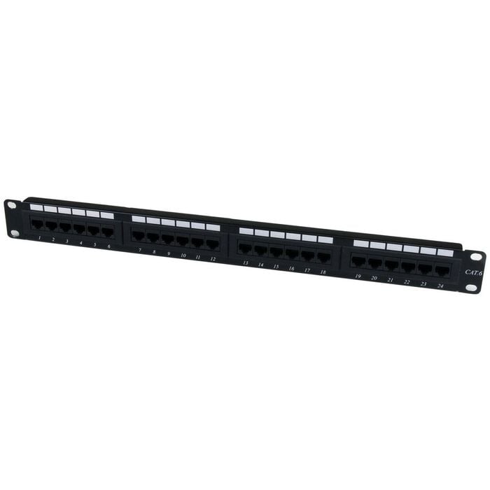 Startech.com 24 Port 1u Rackmount Cat 6 110 Patch Panel - 24 X Rj-45 - 24 X Rj-11 - 1u High - 19" Wide - Rack-mountable