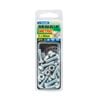 Zenith M6 x 20mm Zinc Plated Round Head Bolt And Nut - 12 Pack