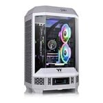 Thermaltake The Tower 300 Tempered Glass Micro-ATX Tower Case - Limestone [CA-1Y4-00SIWN-00]