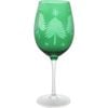 LDV 9x23cm Wine Glass Emerald Home Christmas Decor - Green