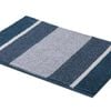 Smarcute 1 Piece (50x81cm) Striped Plush Chenille Bath Mat Bathroom Kitchen Rugs Moroccan Blue And White