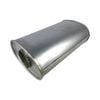 Redback 2-1/4" Chambered Muffler Centre/centre - 8" X 4" Oval, 14" Long, Aluminised Steel