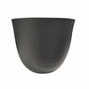 Lotus 14 x 12.1cm Black Plastic Pot - Black 140mm