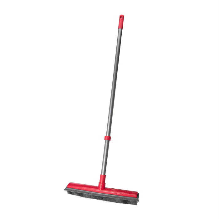 All Set Rubber Broom With Squeegee
