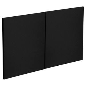 Kaboodle 900mm Luminess Metallic Modern Rangehood Door - 2 Pack