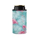 Stubbyz Pink Flamingos Stubby Cooler Slim