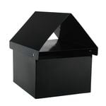 Sandleford Black Economy Crest Post Mounted Letterbox