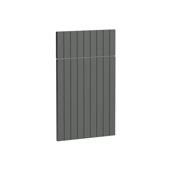 Kaboodle 450mm Grey Fig V-Groove 1 Door/1 Drawer Panels
