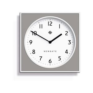 Newgate Burger & Chips Wall Clock Posh Grey