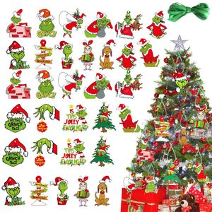 Catzon 32 Pcs Xmas Decorations Set Hanging Tree Ornaments