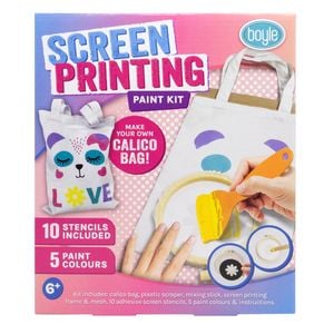 Boyle Calico Bag Screen Printing Paint Kit