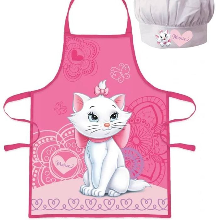 Disney The Aristocats Marie Whiskers Kids Apron And Chef's Hat Set