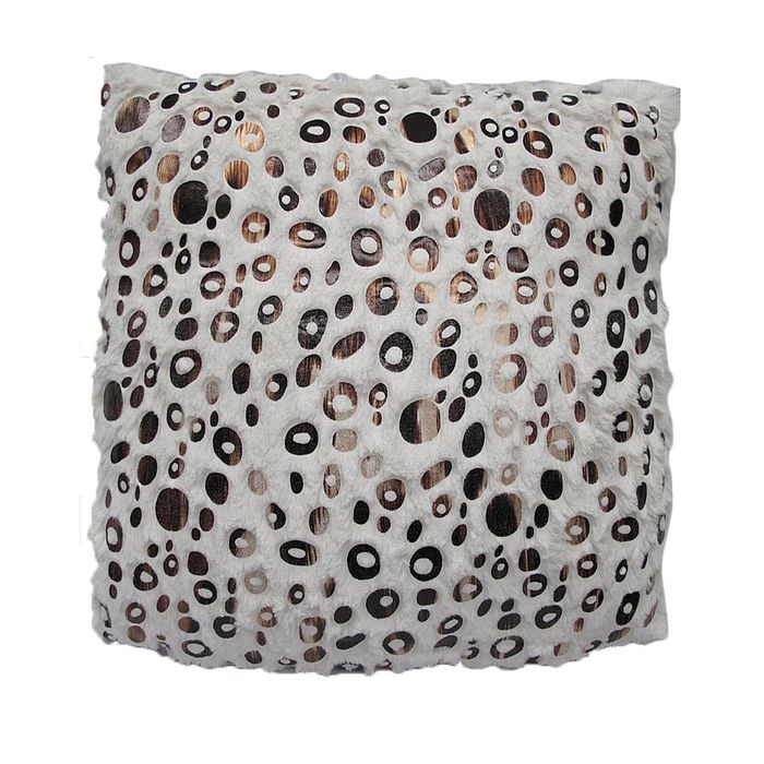 Hotel Living Fashion Burn-Out Cushion White Miami