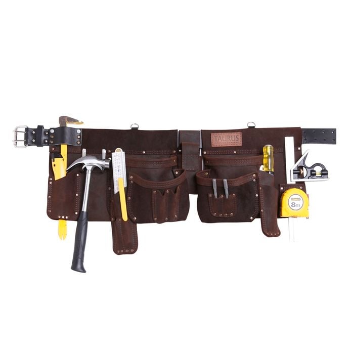 Taurus Brown Leather R/H Heavy Duty Super Yankee Split Apron