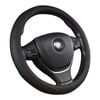 Universal 38cm Car Steering Wheel Cover Stitching PU Leather Car Cover