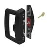 Lockwood Black Aria Endeavour Sliding Door Lock