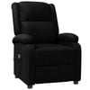 vidaXL Massage Chair Single Sofa Reclining Armchair Office Black Faux Leather