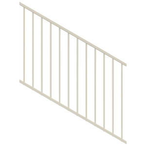ProtectorAl 350-1200 x 900mm Surfmist Raked 16-30º Flat Top Garden Fence Panel