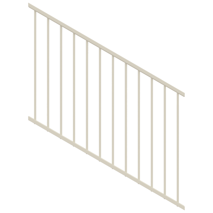 ProtectorAl 350-1200 x 900mm Surfmist Raked 16-30º Flat Top Garden Fence Panel