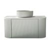 Rick McLean's Bathware 900mm Fluted White Vanity Unit