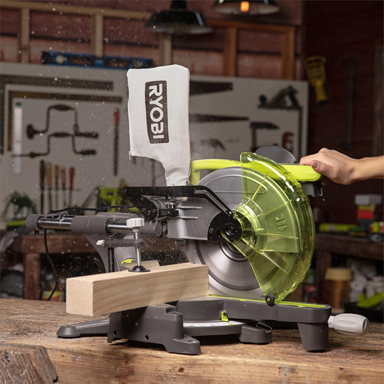 Ryobi 305mm Dual Bevel Sliding Mitre Saw RMS305DB Bunnings Australia