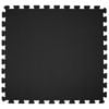 Eva 50 x 50cm Black Solid Interlock Foam Mats - 4 Pack