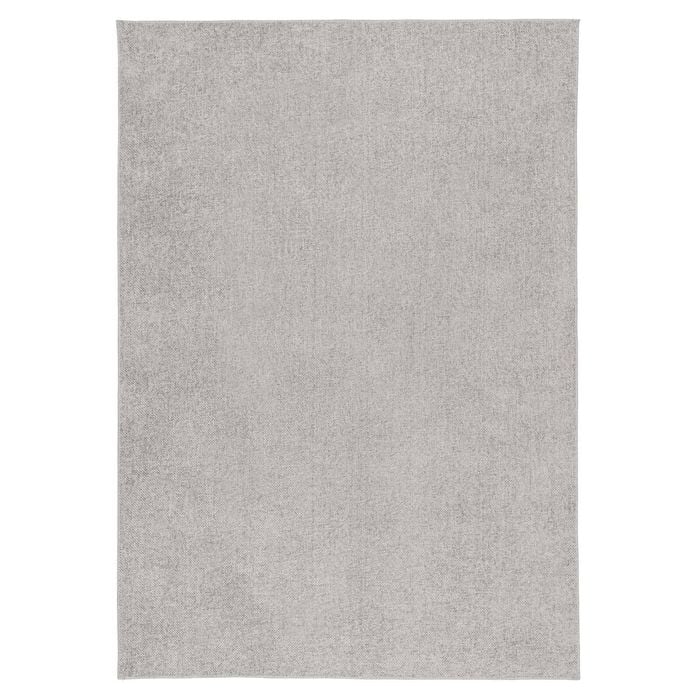 Loopsie-280cm X 190cm-padstow Silver Flatweave Washable Rug