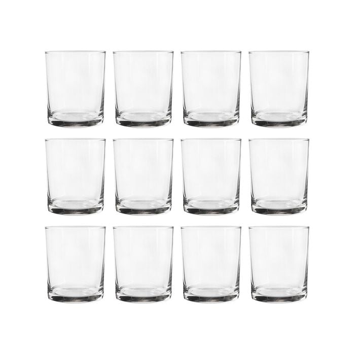 LAV Liberty Whiskey Glasses - 280ml - Clear - Pack of 12
