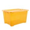 All Set 30L Orange Translucent Modular Storage Container