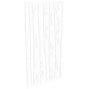 ProtectorAl 300-1200w x 1201-2400h Satin White/Gloss White Bamboo Unframed Composite Deco Panel