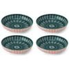 4PK Mikasa Folk Pattern Ceramic Bowl Round Dinnerware 21cm
