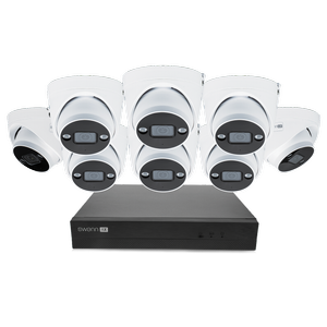 Swann AdvancedX Wired NVR Security System 8 Channel with 8 Dome Cameras