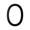 Sandleford 400mm Black Matte Gilroy Numeral 0 - 0