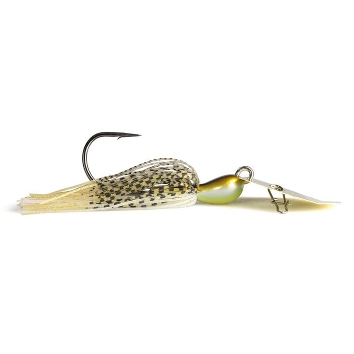 Zman 1/2oz Chatterbait Big Blade Skirted Jig Lure - Gold Glimmer