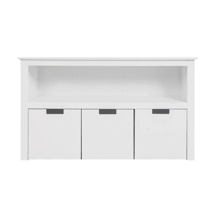 Levede Kids Toy Box Organiser Storage Cabinet White