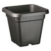 IP Plastics 10L 26cm Charcoal Square Pot