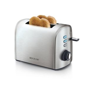 Maxim KitchenPro 2 Slice Automatic Toaster Stainless Steel Silver