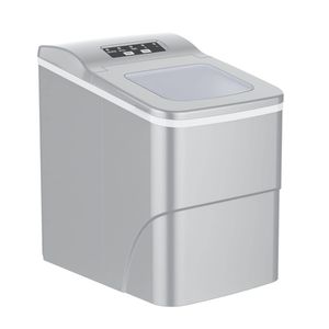 YOPOWER Ice Maker Machine 12kg/Day, Silver