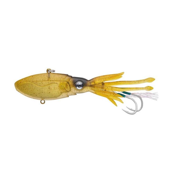 Nomad Design Squidtrex 130mm Soft Vibe Plastic Fishing Lure Green Gold Gizzy