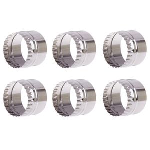 6PK Appetito Stainless Steel Two Way Cutter Home Kitchen Cooking