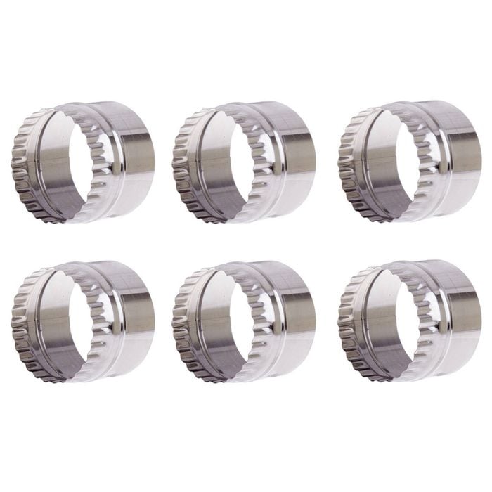 6PK Appetito Stainless Steel Two Way Cutter Home Kitchen Cooking