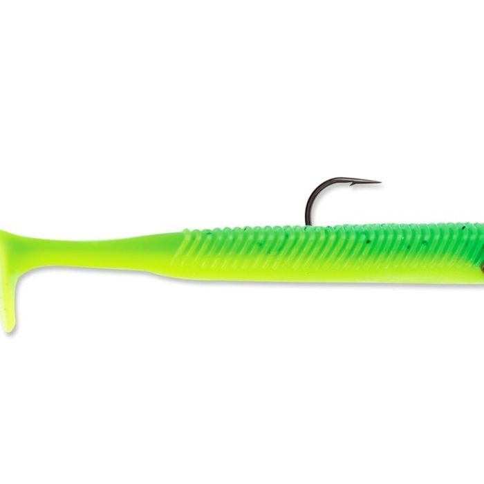 3 Pack of 9cm Storm 360GT Searchbait Soft Plastic Fishing Lures - Colour: Limetreuse