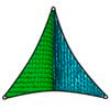 Coolaroo 5m Triangle Topaz Designer Series Shade Sail