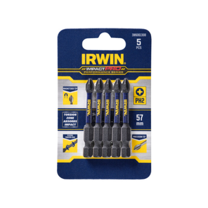 IRWIN Impact Pro Performance 57mm PH2 - 5 Pack