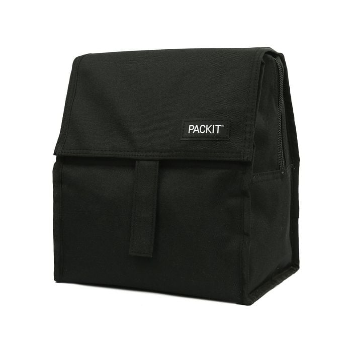 Packit Freezable Lunch Bag Travel Food Storage - Black