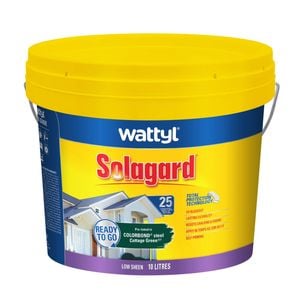 Wattyl 10L Cottage Green Low Sheen Solagard Pre-tinted Exterior Paint
