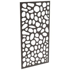 ProtectorAl 300-1200 x 1201-2400mm Black Satin Riverstone Unframed Solid Aluminium Decorative Panel 
