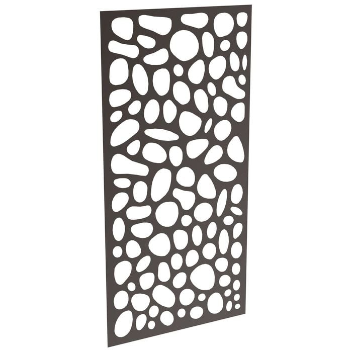 ProtectorAl 300-1200 x 1201-2400mm Black Satin Riverstone Unframed Solid Aluminium Decorative Panel 