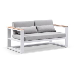 Balmoral 2+1+1 Seater Outdoor Aluminium And Teak Lounge Setting