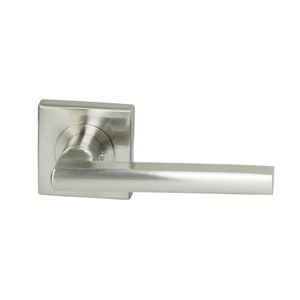 Miles Nelson Satin Nickel Parma Square Rosette Dummy Set